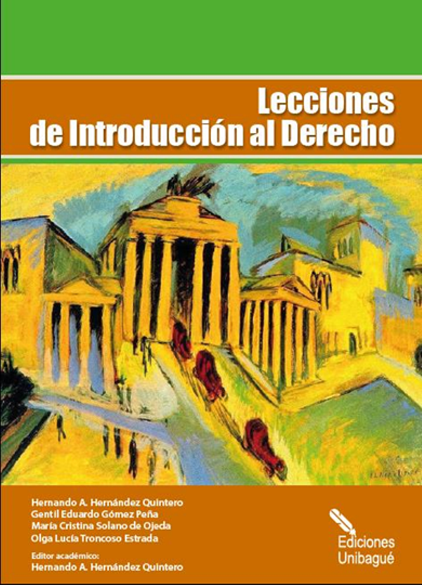Cover of Lecciones de introducción al Derecho